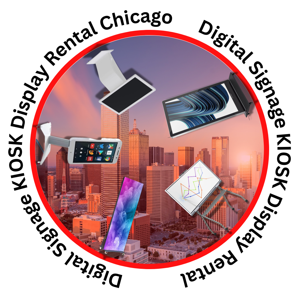 Digital Signage KIOSK Display Rental Chicago
